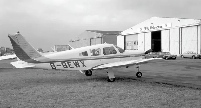 Framed Print : Piper Cherokee Arrow III G-BEKW Framed Print : Piper Cherokee Arrow III G-BEKW
