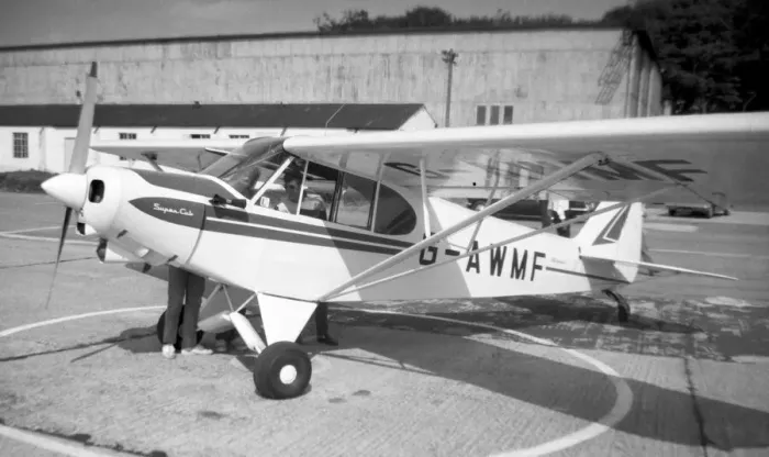 Framed Print : Piper PA-18 Super Cub G-AWMP Framed Print : Piper PA-18 Super Cub G-AWMP