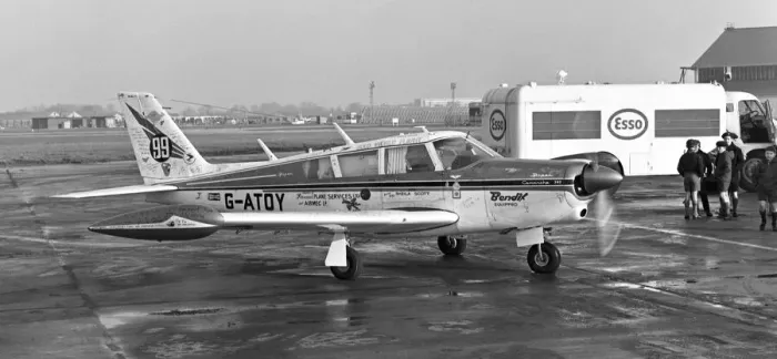 Framed Print : Piper PA-24-260B Commanche G-ATOY Framed Print : Piper PA-24-260B Commanche G-ATOY