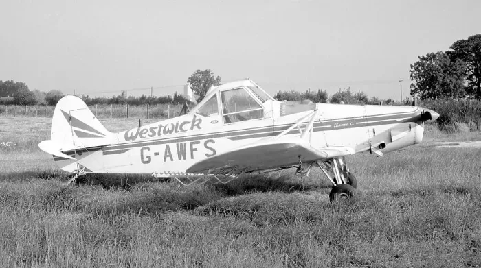 Framed Print : Piper PA-25 Pawnee C G-AWFS Framed Print : Piper PA-25 Pawnee C G-AWFS