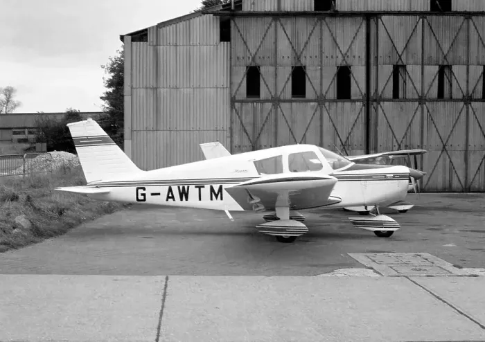 Framed Print : Piper PA-28-140 Cherokee G-AWTM Framed Print : Piper PA-28-140 Cherokee G-AWTM