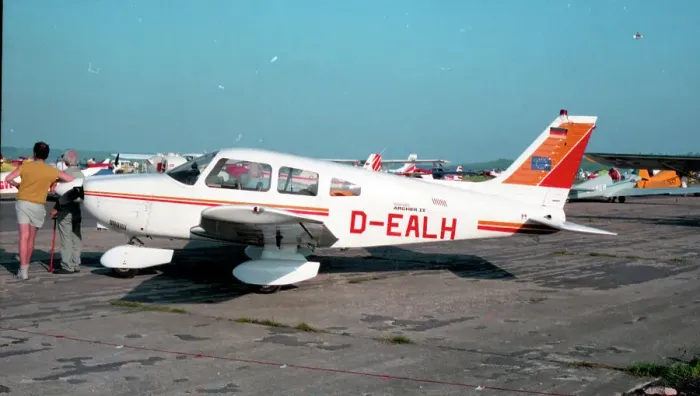 Framed Print : Piper PA-28 Archer II D-EALH Framed Print : Piper PA-28 Archer II D-EALH