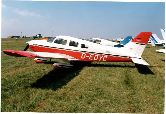 Framed Print : Piper PA-28 Archer III D-EOYC Framed Print : Piper PA-28 Archer III D-EOYC