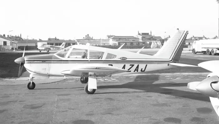 Framed Print : Piper PA-28 Cherokee Arrow B G-AZAJ Framed Print : Piper PA-28 Cherokee Arrow B G-AZAJ