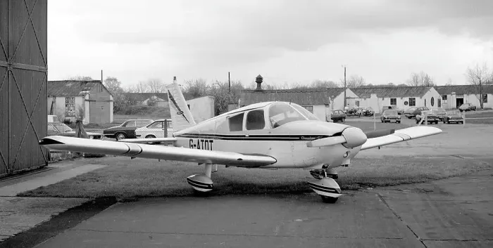 Framed Print : Piper PA-28 Cherokee C G-ATOT Framed Print : Piper PA-28 Cherokee C G-ATOT
