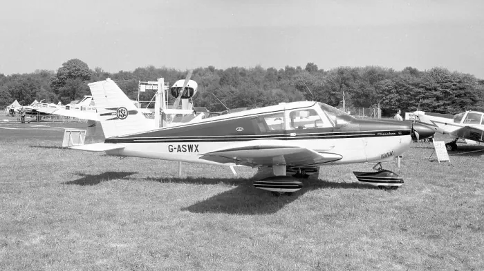 Framed Print : Piper PA-28 Cherokee G-ASWX