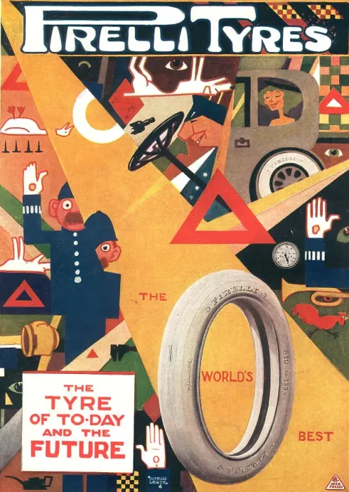 Framed Print : Pirelli Tyres Advertisement Framed Print : Pirelli Tyres Advertisement