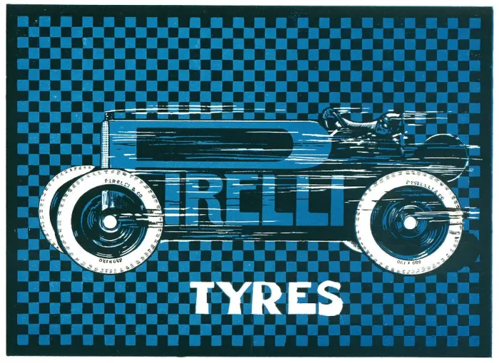 Framed Print : Pirelli Tyres Poster Framed Print : Pirelli Tyres Poster