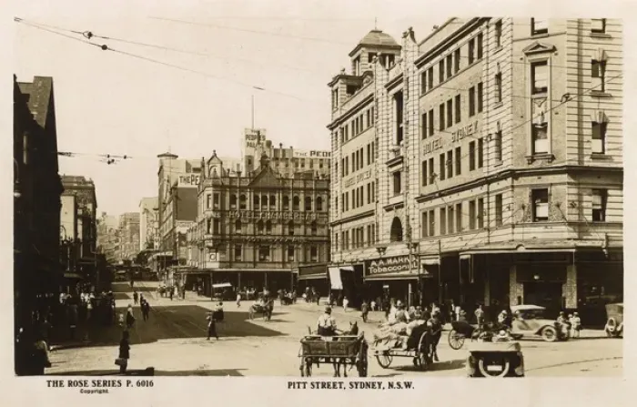 Framed Print : Pitt street, Sydney, New South Wales, Australia Framed Print : Pitt street, Sydney, New South Wales, Australia