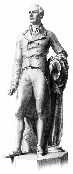 Pitt / Younger / Statue. WILLIAM PITT THE YOUNGER English politician A statue Date