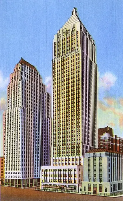 Framed Print : Pittsburgh, Pennsylvania, USA - Koppers and Gulf Buildings Framed Print : Pittsburgh, Pennsylvania, USA - Koppers and Gulf Buildings