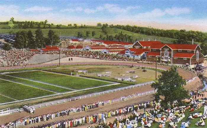 Framed Print : Pittsburgh, Pennsylvania, USA - Race Track and Fair Grounds Framed Print : Pittsburgh, Pennsylvania, USA - Race Track and Fair Grounds