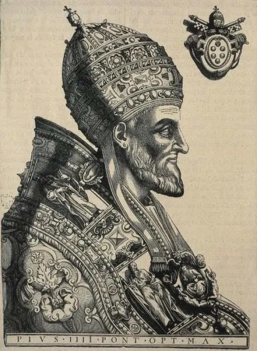 Framed Print : PIUS IV (1499-1565). Pope (1559-1565) related Framed Print : PIUS IV (1499-1565). Pope (1559-1565) related