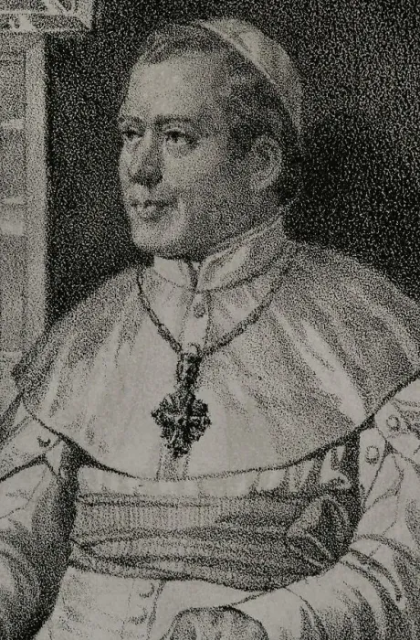 Framed Print : Pius IX (1792-1878). Italian pope (1846-1878)