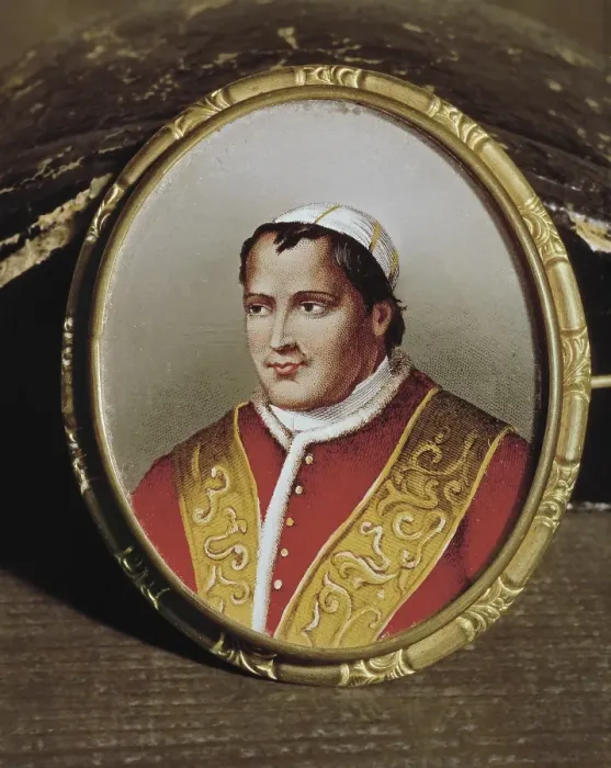 Framed Print : PIUS IX (1792-1878). Pope (1198-1216). Litography Framed Print : PIUS IX (1792-1878). Pope (1198-1216). Litography