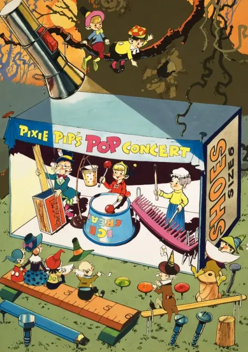 Framed Print : Pixie Pips pop concert Framed Print : Pixie Pips pop concert