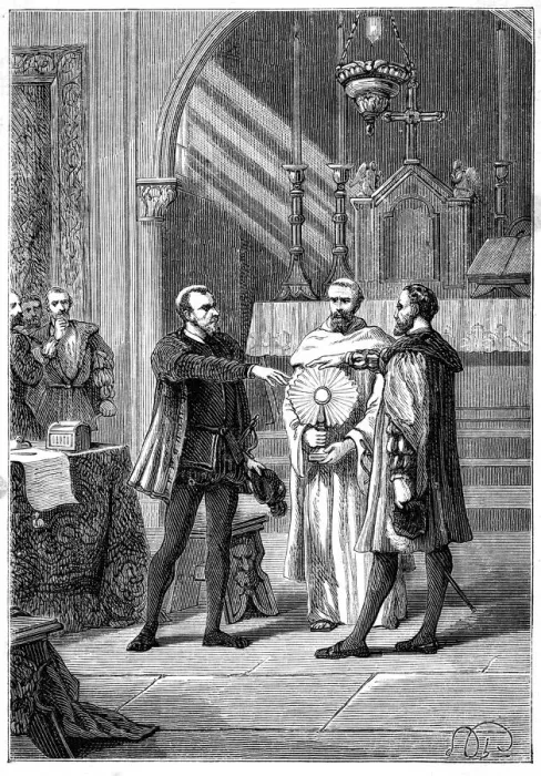 Framed Print : Pizarro and Almagro Reconciled Framed Print : Pizarro and Almagro Reconciled