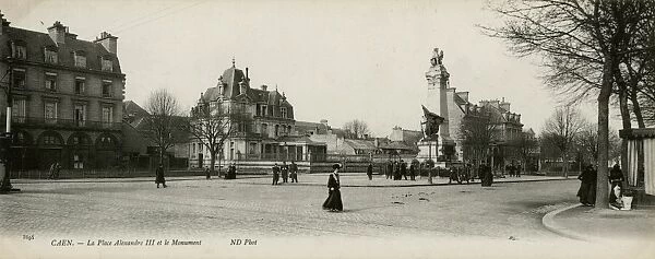 Place Alexandre III, Caen, Normandy, Northern France