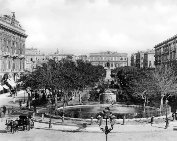 Framed Print : Place des Consuls, Alexandria, Egypt Framed Print : Place des Consuls, Alexandria, Egypt