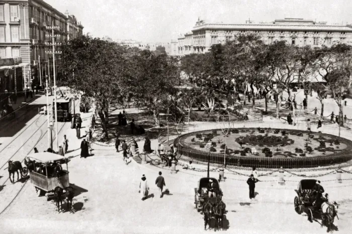 Framed Print : Place des Consuls, Alexandria, Egypt, circa 1890 Framed Print : Place des Consuls, Alexandria, Egypt, circa 1890