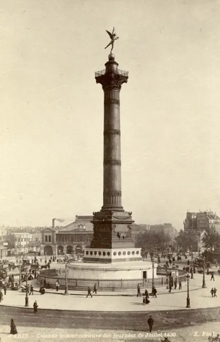 Framed Print : Place de la Bastille with the July Column, Paris Framed Print : Place de la Bastille with the July Column, Paris
