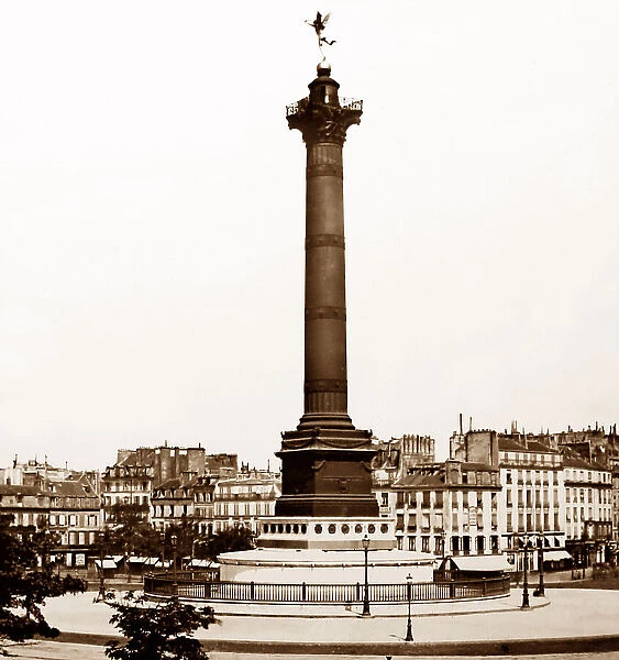 Place de la Bastille, July Column, Paris France