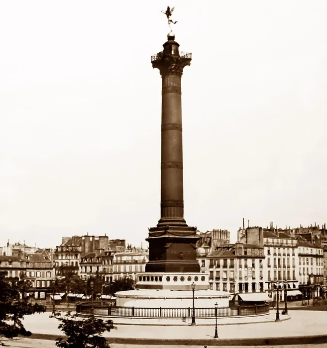 Framed Print : Place de la Bastille, July Column, Paris France Framed Print : Place de la Bastille, July Column, Paris France