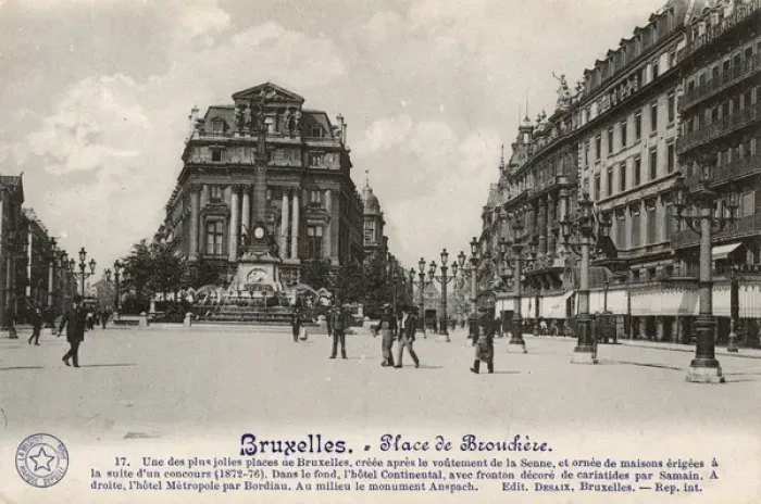 Framed Print : Place de la Brouckere, Brussels, Belgium Framed Print : Place de la Brouckere, Brussels, Belgium