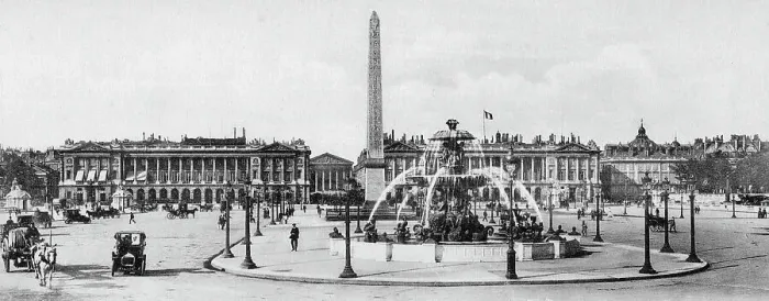 Framed Print : Place De La Concorde, Paris, France, early 1900s Framed Print : Place De La Concorde, Paris, France, early 1900s
