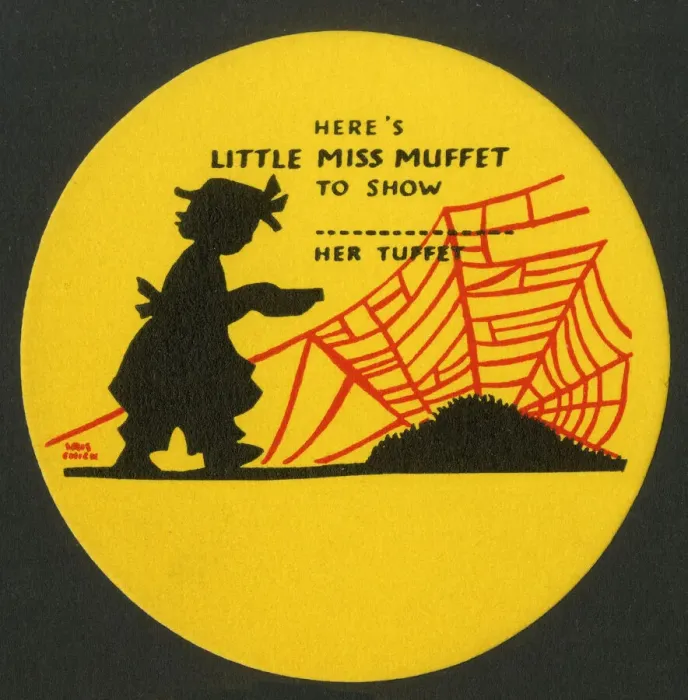 Framed Print : Place marker - Little Miss Muffet Framed Print : Place marker - Little Miss Muffet
