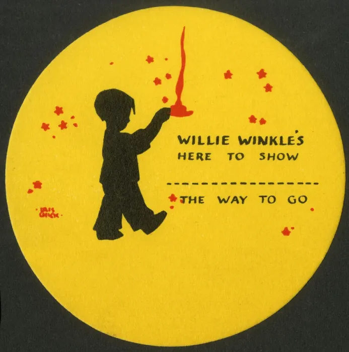 Framed Print : Place marker - Wee Willie Winkle Framed Print : Place marker - Wee Willie Winkle