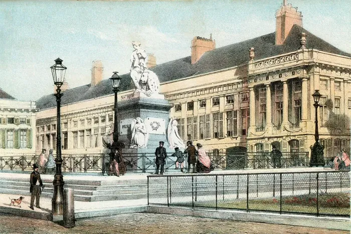 Framed Print : Place de Martyrs, Brussels, Belgium photo by M. Bidoit Framed Print : Place de Martyrs, Brussels, Belgium photo by M. Bidoit