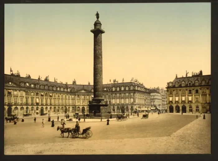Framed Print : Place Vendome, Paris, France Framed Print : Place Vendome, Paris, France