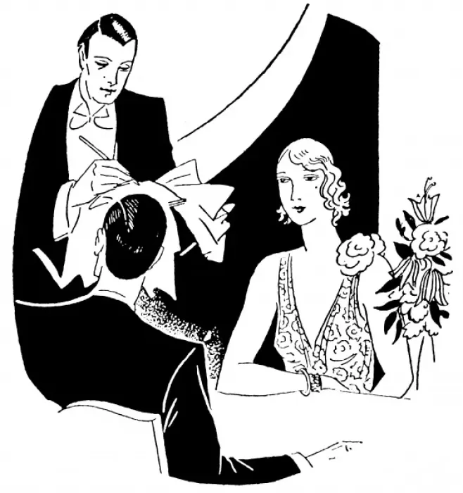 Framed Print : Placing an Order 1929 Framed Print : Placing an Order 1929