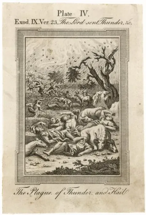 Framed Print : The Plague of Hail Framed Print : The Plague of Hail