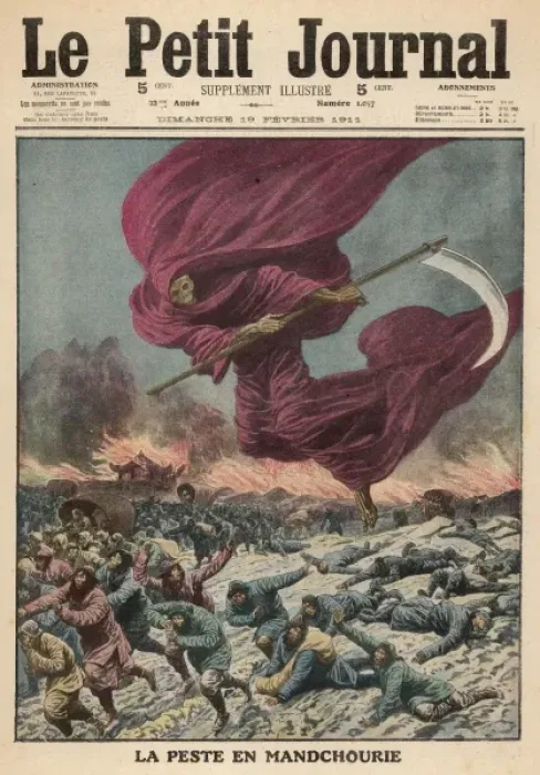 Framed Print : Plague in Manchuria / 1911 Framed Print : Plague in Manchuria / 1911