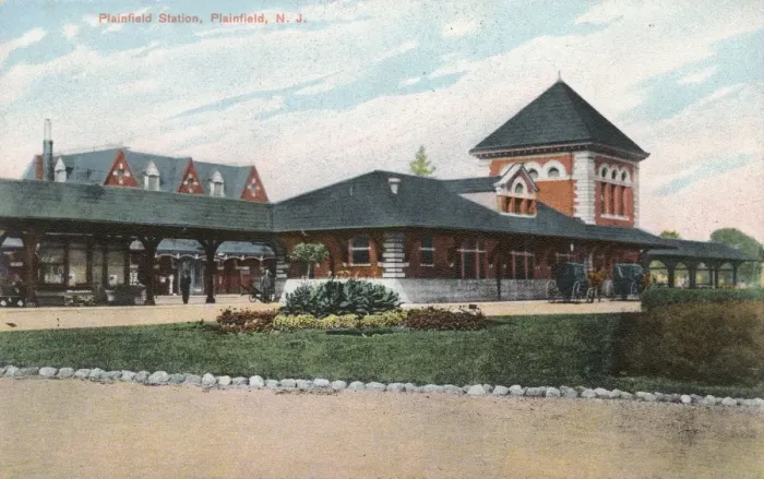 Framed Print : Plainfield Railway Station, Plainfield, New Jersey, USA Framed Print : Plainfield Railway Station, Plainfield, New Jersey, USA