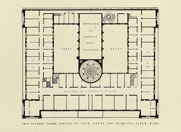 Plan for Astors Hotel. New-York, 1832