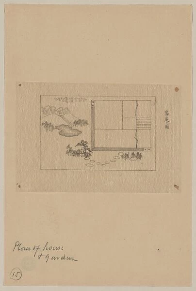 Plan of house and garden