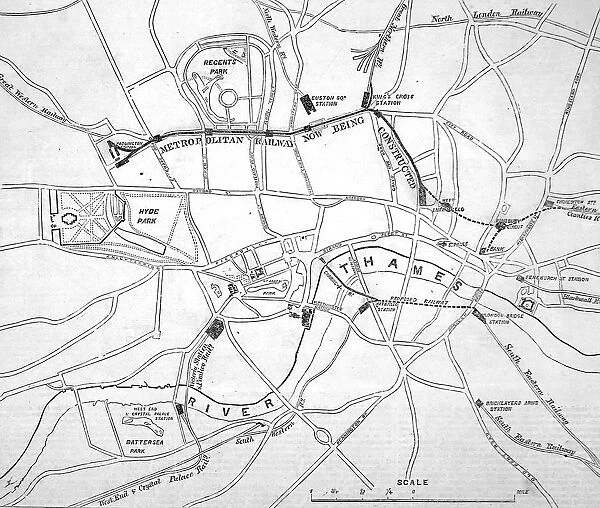 Plan of the Metropolitan Railway
