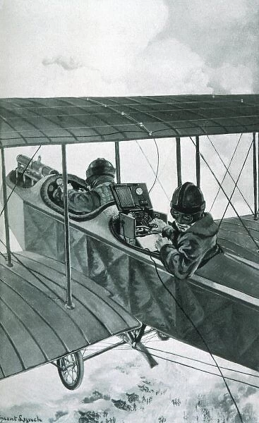 Plane with Telegraph