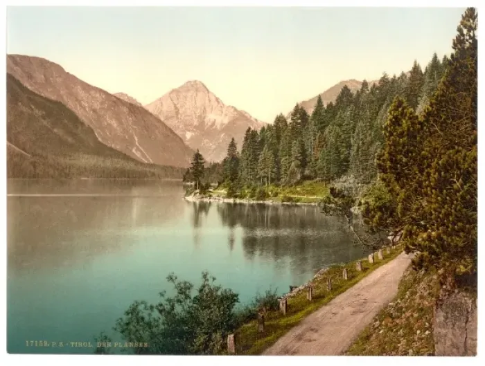 Framed Print : Plansee, general view, Tyrol, Austro-Hungary Framed Print : Plansee, general view, Tyrol, Austro-Hungary