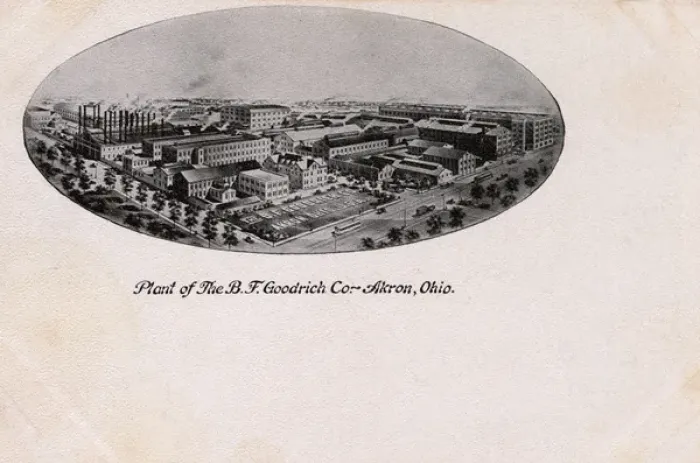 Framed Print : Plant of B F Goodrich Company, Akron, Ohio, USA Framed Print : Plant of B F Goodrich Company, Akron, Ohio, USA