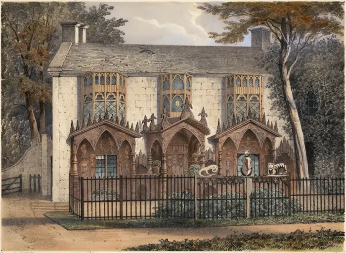 Framed Print : Plas Newydd C1850 Framed Print : Plas Newydd C1850