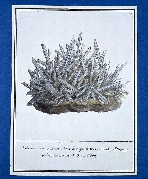 Plate 13 from Mineralogie Volume 1 (1790)