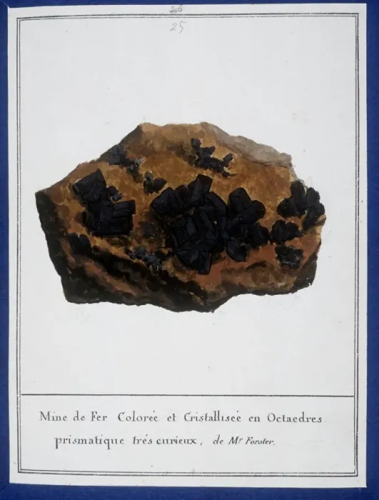 Framed Print : Plate 25 from Mineralogie Framed Print : Plate 25 from Mineralogie