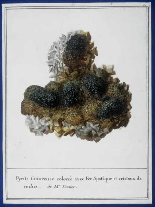 Framed Print : Plate 47 from Mineralogie Framed Print : Plate 47 from Mineralogie