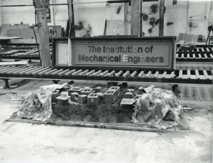 Framed Print : Name plate for loco The Institution of Mechanical Engineers Framed Print : Name plate for loco The Institution of Mechanical Engineers