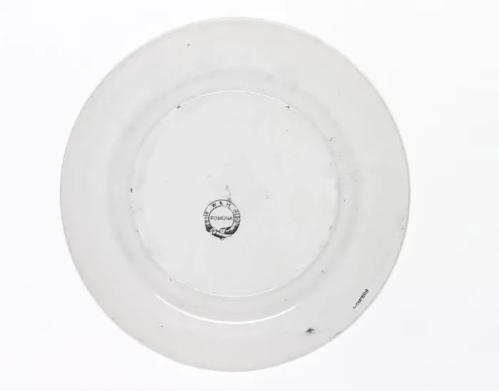 Framed Print : Plate, reverse Framed Print : Plate, reverse