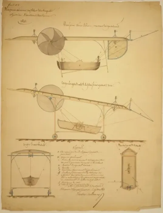 Framed Print : Plateforme aerienne, cerf-volant libre dirigeable, systeme V Framed Print : Plateforme aerienne, cerf-volant libre dirigeable, systeme V